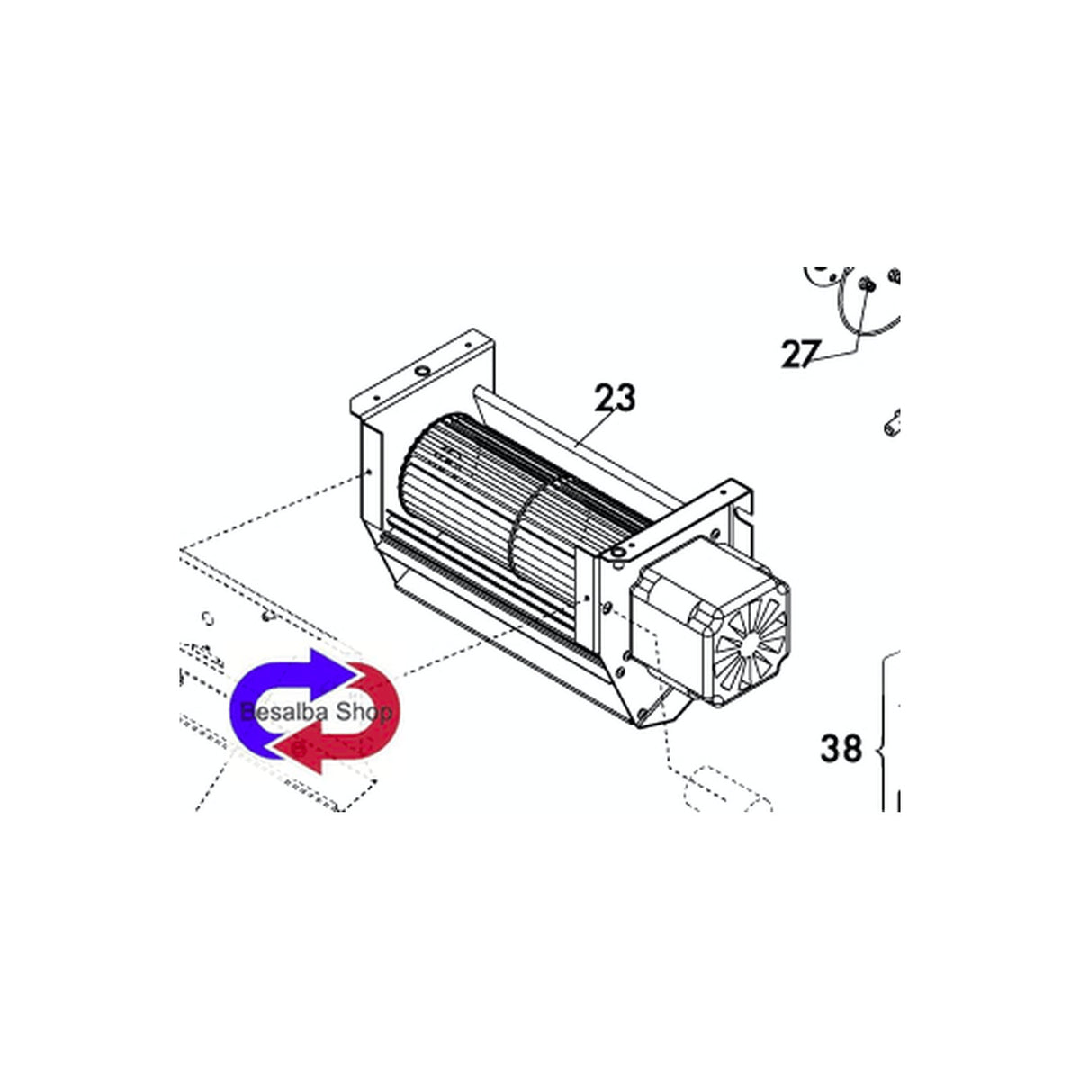 8002007000 VENTIL TANGENZIALE SR30 Italkero Stratos 5 0 Scheda Tecnica compatibile