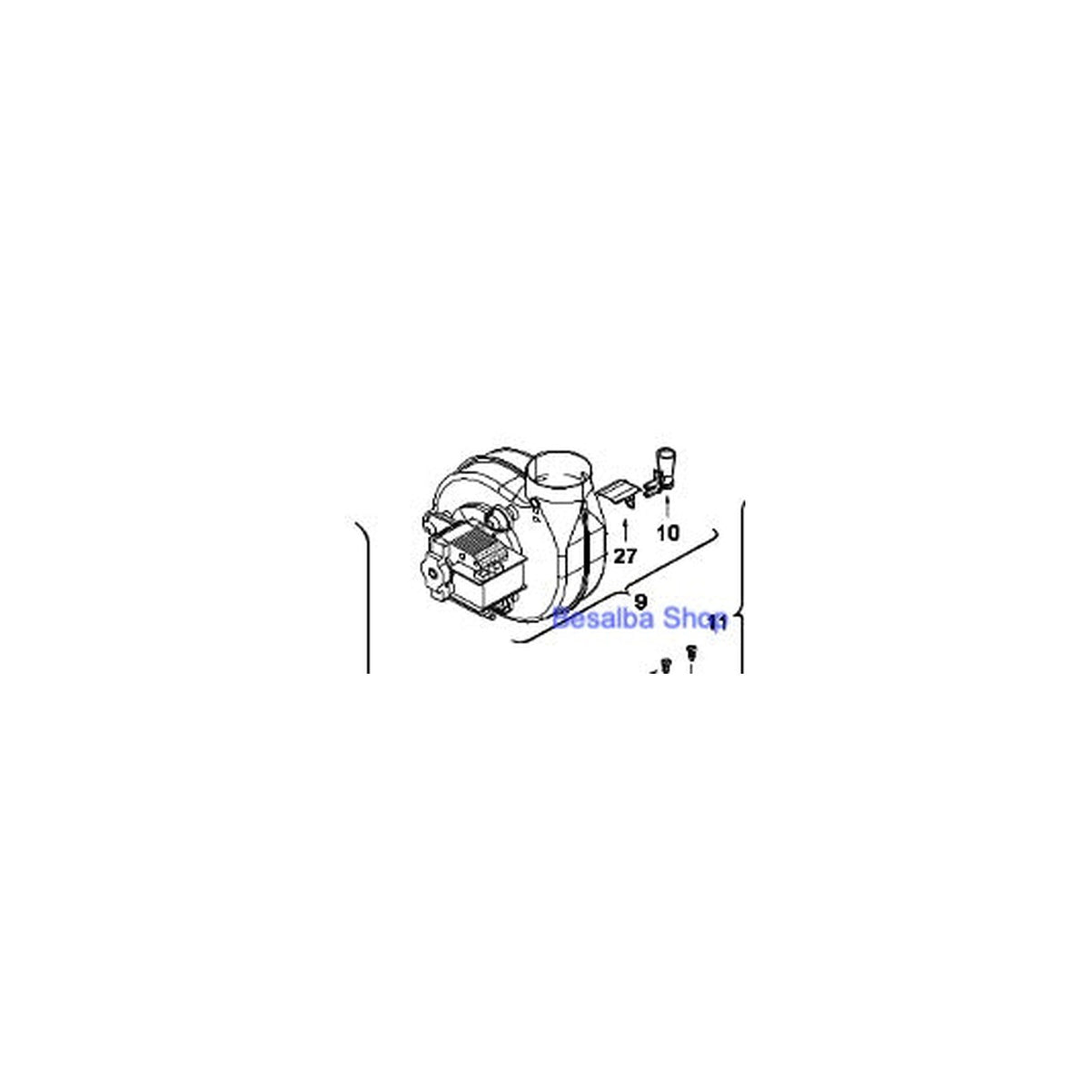 87072040380 Ventilatore Junkers - Bosch