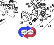 87172043450 Motore Junkers Bosch Junkers Bosch codice 87172043450