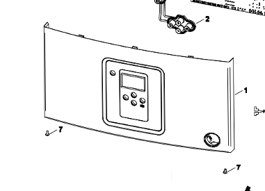 87186444520 pannello comando Junkers - Bosch compatibile cerapurcompact