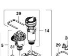 87186469710 Inserto filtro 12 lmin Junkers - Bosch compatibile condens