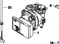87186472600 Pompa MSL126 RKC Junkers - Bosch compatibile cerapurincasso