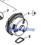 87376002350 Ventilatore Junkers Bosch Junkers Bosch codice 87376002350