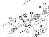 87376007810 Sensore portata Junkers - Bosch compatibile cerapur 28-5c cerapurhm cerapursmart condens 7000i