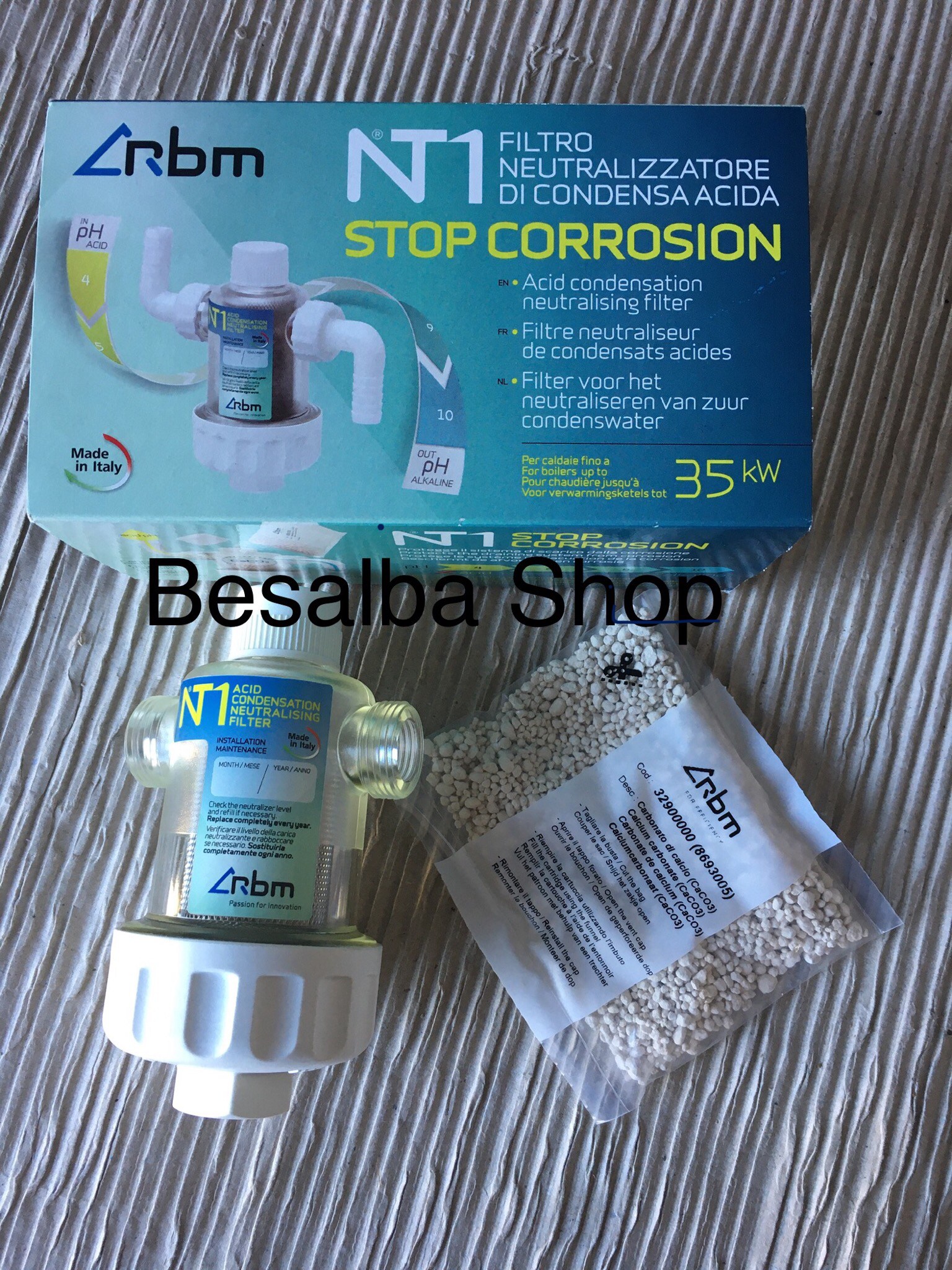 neutralizzatore di condensa acide caldaie condensazione – Shop Besalba