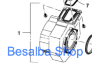 Ventilatore Ricambio Junkers Bosch GC 2300w 87186517840