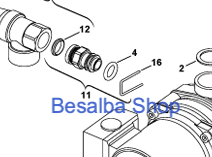 87155021050 raccordo ricambio Cerastar junkers bosch