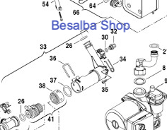 87160118200 raccordo turbina caldaia Junkers Bosch
