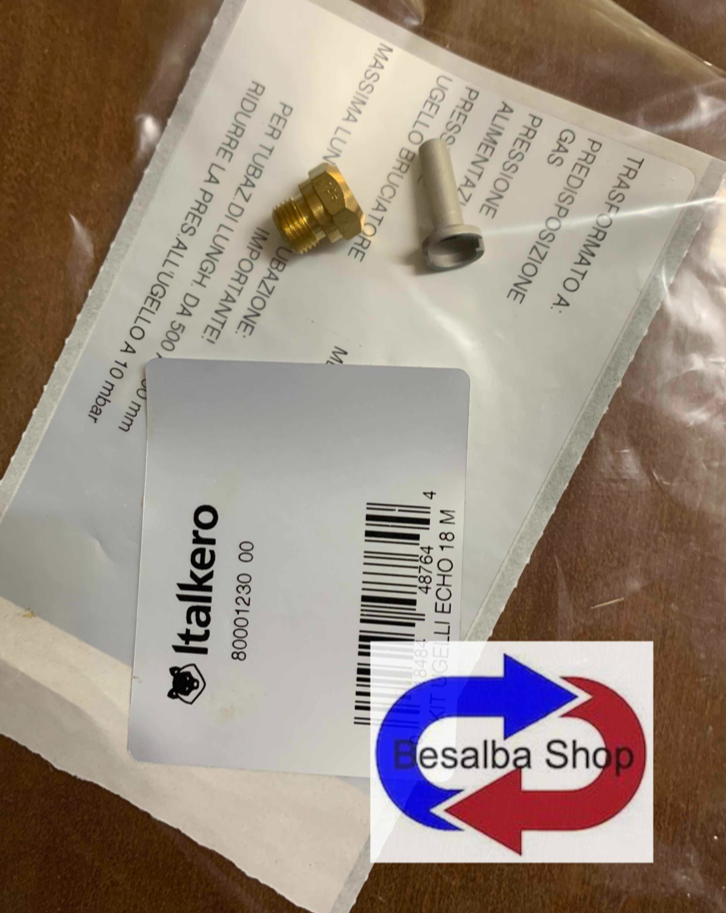 ricambio ugello gas metano 18M italkero 80001230