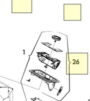 80020348 ricambi italkero SOLO manopola Stufe Stratos - Besalba Shop