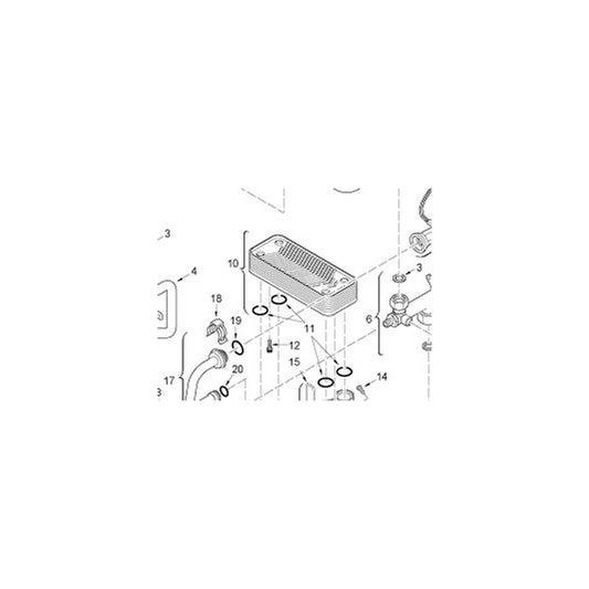 87054062640 Blocco lamellare Junkers Bosch