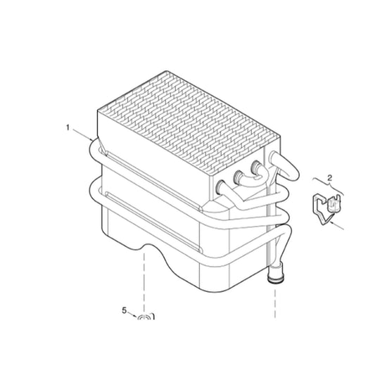 87054063840 Corpo interno Junkers - Bosch