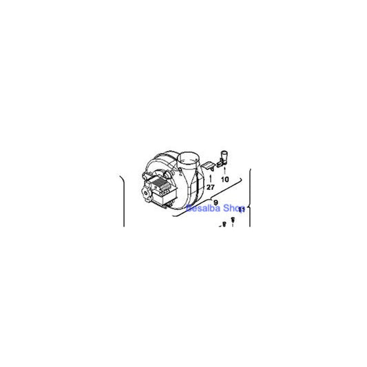 87072040380 Ventilatore Junkers Bosch compatibile WT 11 AM1E