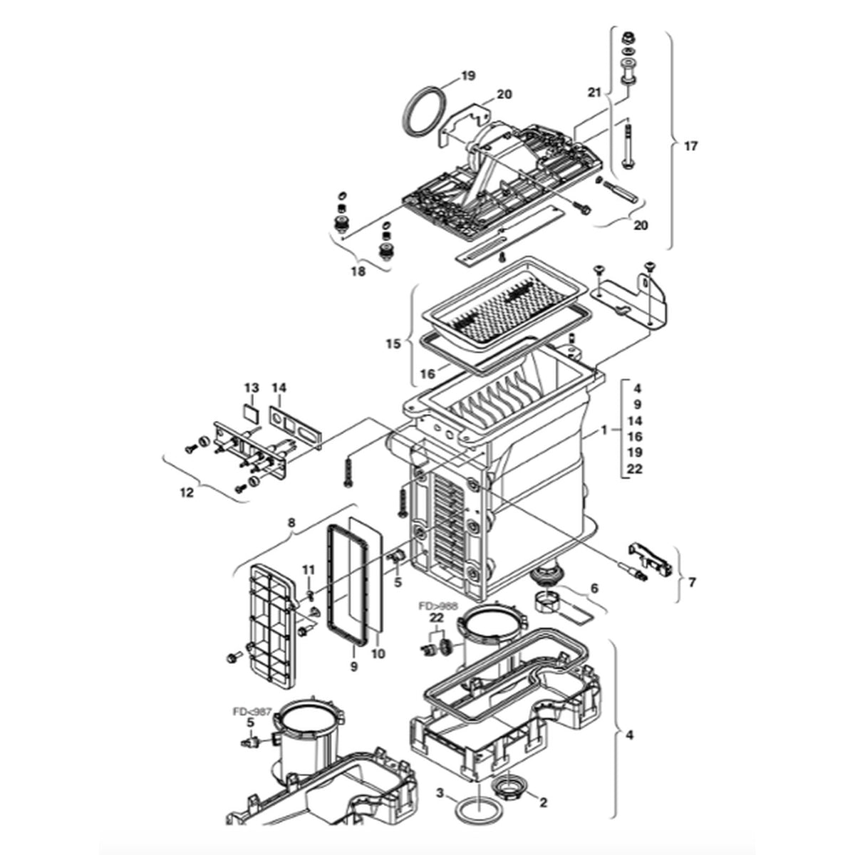 87101031530 Guarnizione Copertura manutenzione Junkers - Bosch compatibile 14210-3 14210s-3 cerapurcomfort 42-3a23s0423 zsbr condens 5700i 7000i