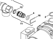 87155021050 Raccordo collegamento Junkers Bosch