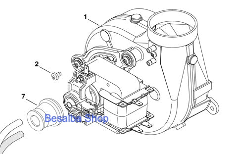 87160112970 Ventilatore Junkers Bosch Junkers Bosch codice 87160112970