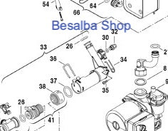 87160118200 Corpo di turbina Junkers Bosch Junkers Bosch codice 87160118200