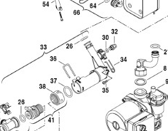 87160118200 Corpo turbina Junkers - Bosch compatibile cerapursmart condens
