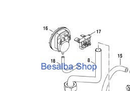 87161066330 Dispositivo manometrico Junkers Bosch Junkers Bosch codice 87161066330
