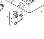 87161567590 Rubinetto riscaldamento 34 Junkers - Bosch compatibile condens 5300i 5700i