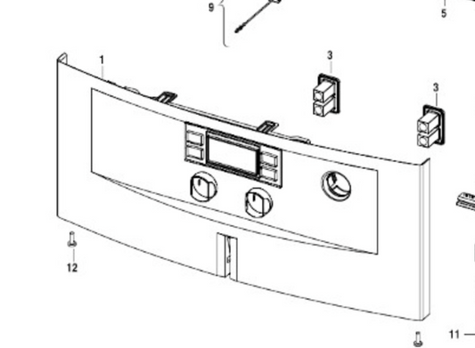 87166416150 mascherina Ricambi caldaie junkers bosch  Besalba Shop
