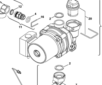 87172043750 Pompa Junkers Bosch