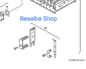 87181070500 Set di elettrodi Junkers Bosch Junkers Bosch codice 87181070500