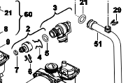 87186434270 Valvola sicurezza Junkers - Bosch compatibile cerapursmart compress awbs awes 3400i 7000i condens supraeco