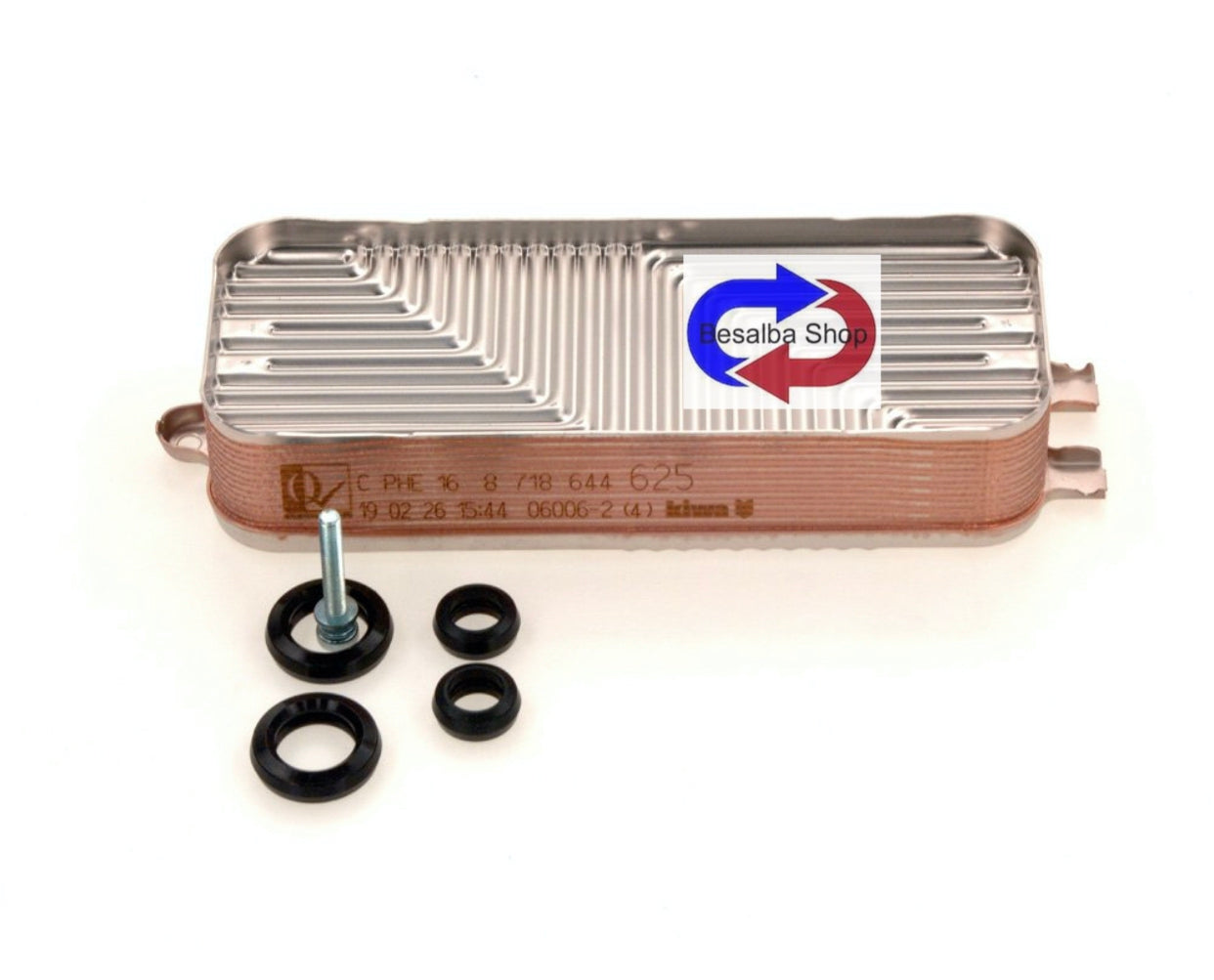 8718644625 Scambiatore C-PHE 16 piastre Bosch Junkers - Bosch codice 8718644625