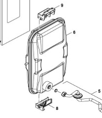 87186506550 Vaso despansione Junkers - Bosch Si compatibile condens 2430 2300i 4300i