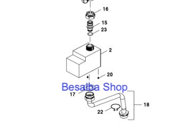 87186518020 Valvola del gas Junkers Bosch Junkers Bosch codice 87186518020