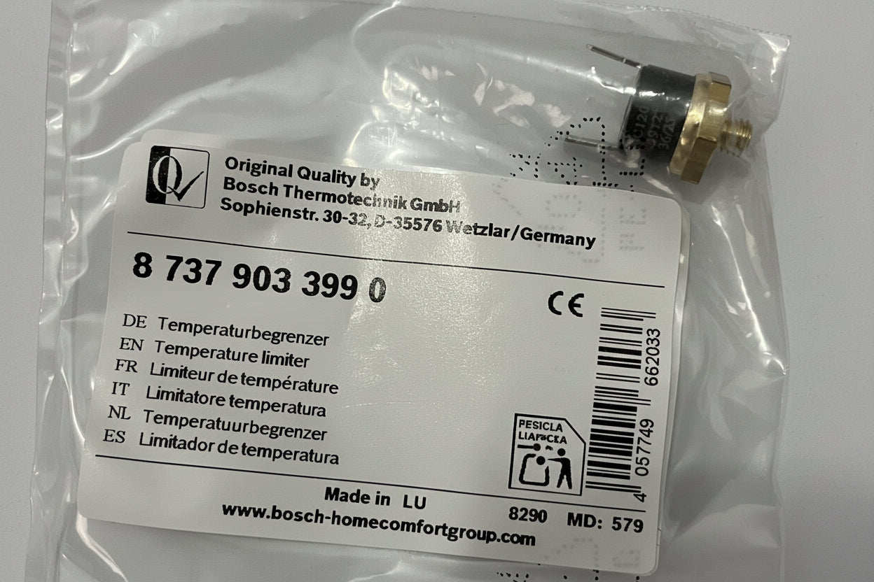 87379033990 Limitatore temperatura Junkers - Bosch compatibile condens 2430 2300i 4300i 5300i 5700i