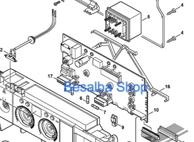 87483005570 Scheda elettronica Junkers Bosch