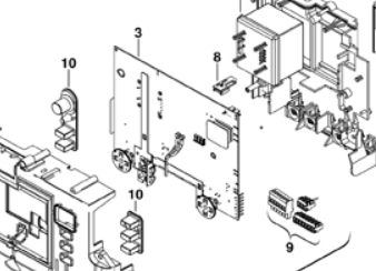8748300890 Scheda elettronica GZT2c Skin Junkers Bosch