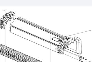 GR011001060150 EVAPORATOR ASSY Gree Ricambi Condizionatori Ecolight compatibile wifi -r32 ecowall gree10094 muse gree10096