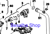 valvola sicurezza ricambio caldaia junkers bosch 87186434270