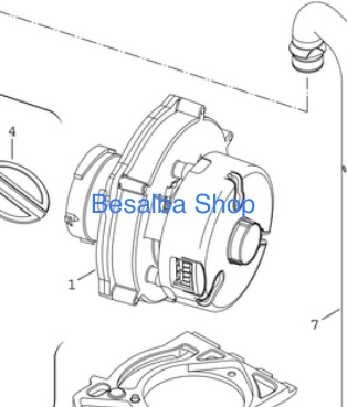 87172044100 Ventilatore Junkers Bosch compatibile cerapurcomfort zsbr cerapursmart condens europur zsbe